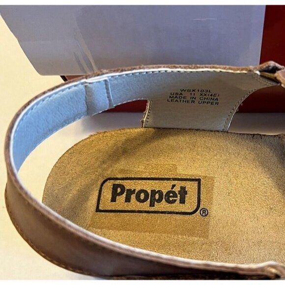 NWT Propét Phoebe‎ WSX103L Brown Orthopedic Walker Sandal Sz. 11 Boho Comfort - Picture 7 of 9